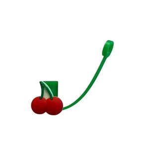 Cherries Straw Topper
